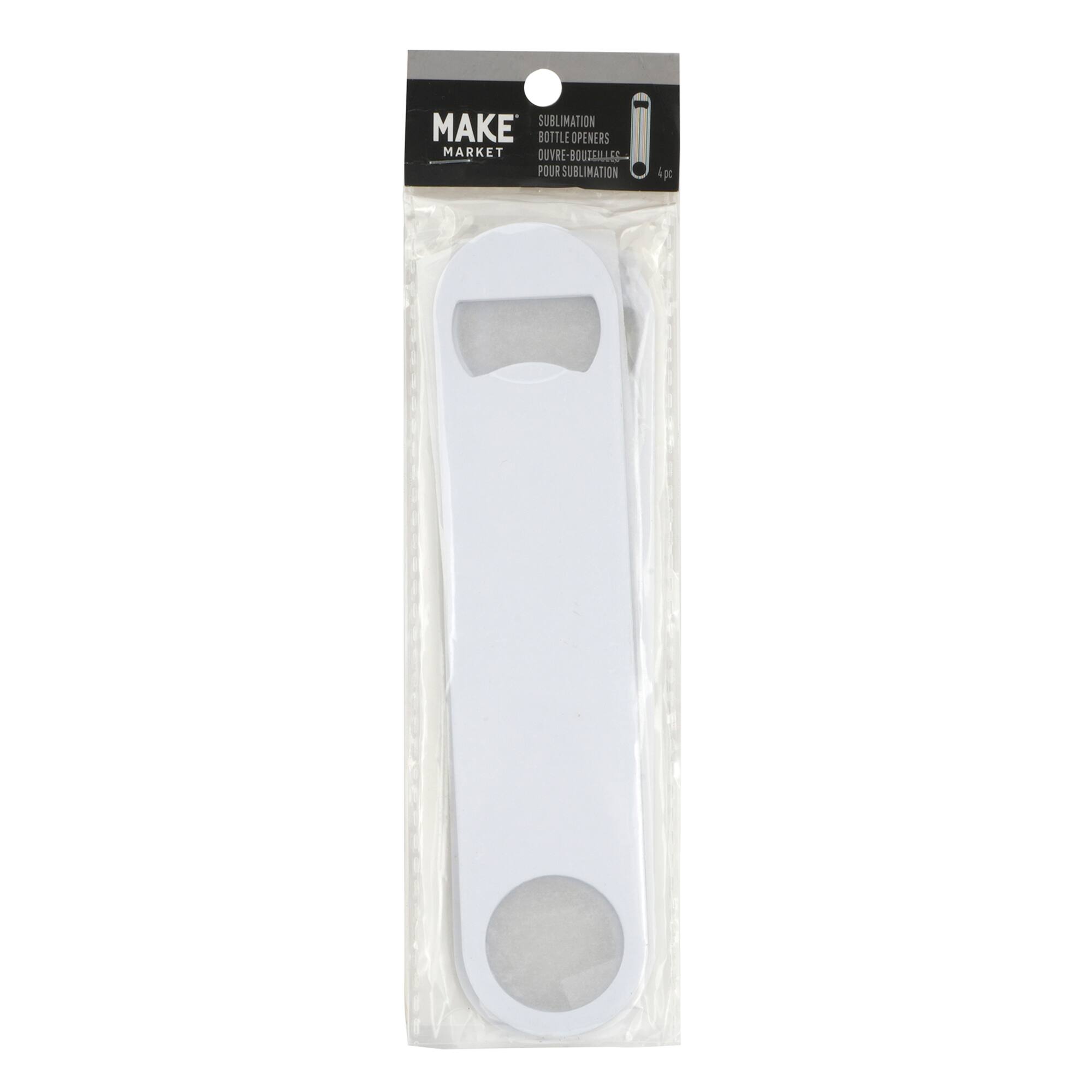12 Packs: 4 ct. (48 total) Sublimation Bottle Openers by Make Market®